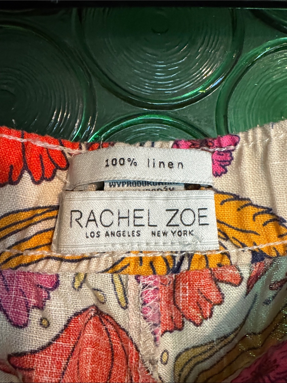 Rachel Zoe High-Waist Linen Shorts - Picture 2 of 4